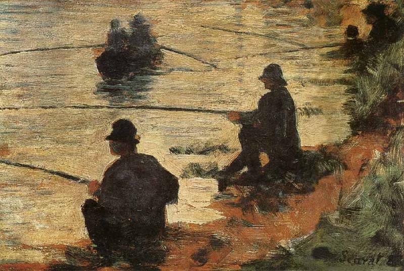 Georges Seurat Fisherman Spain oil painting art